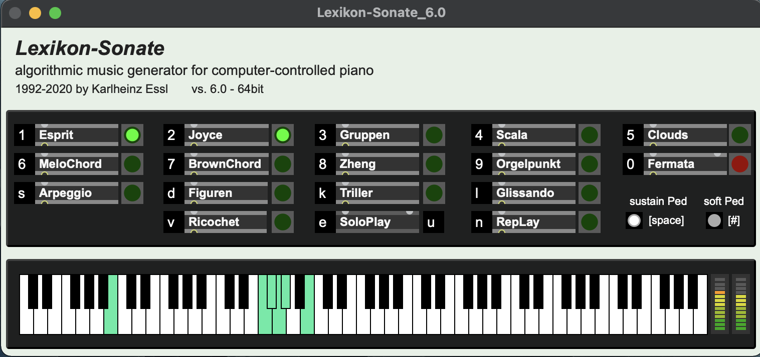 Lexikon-Sonate GUI