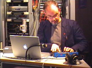 Karlheinz Essl: Live-Performance im Studio RP4 des Österreichischen Rundfunks